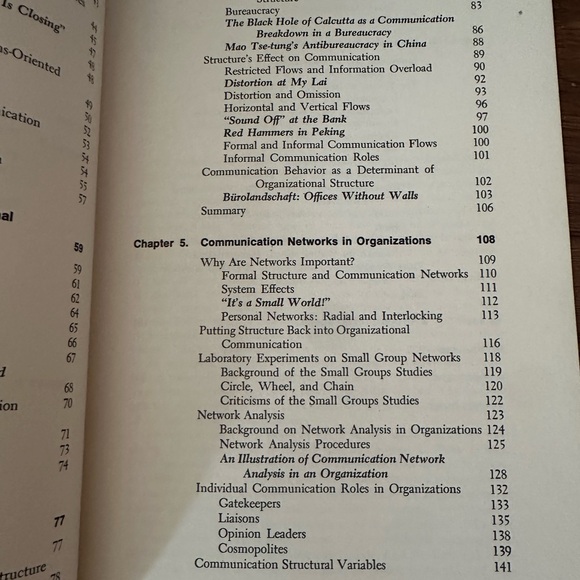 COMMUNICATION IN ORGANIZATIONS
EVERETT M ROGERS, REKHA AGARWALA ROGERS Text Book - Picture 9 of 10